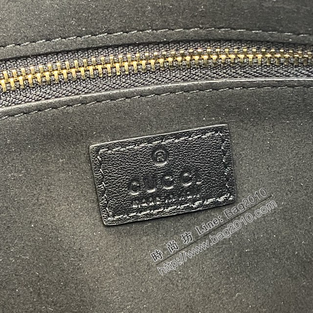Gucci專櫃古馳最新款購物袋GG圖案條紋織大號肩背包 jh2755型號：815216